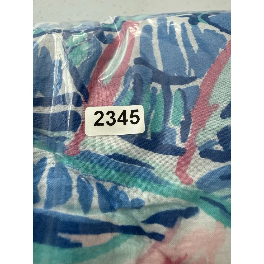 Lilly Pulitzer Pottery Barn Teen Tropical Floral Standard Pillow Sham Thick Pink